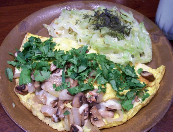 omelette-cabbage